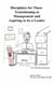 Disciplines for Those Transitioning to Management and Aspiring to be a Leader