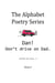 Dan! Don't Drive on Dad. - The Alphabet Poetry Series, #4