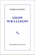 Leçon sur la leçon