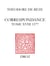 Correspondance - Tome XVIII, 1577