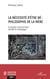 La nécessité d'être né : Philosophie de la mère - - A propos d'une phrase de Martin Heidegger