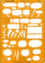 Gabarit trace-bulle Manga et Comics Graph'it - Modèle A
