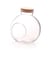 Boule verre avec bouchon liège - 17cm