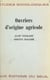 Ouvriers d'origine agricole