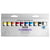 Set de 10 tubes de  14 ml de gouache extra fine Lefranc Bourgeois - Linel - couleurs primaires