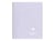 Cahier polypro à spirale - Format A5 14.8 x 21 cm - Koverbook pastel Blush - Clairefontaine - 160 pages lignées - Lilas