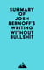 Summary of Josh Bernoff's Writing Without Bullshit
