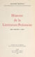 Histoire de la littérature polonaise - Des origines à 1961