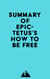 Summary of Epictetus's How to Be Free