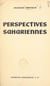 Perspectives sahariennes