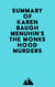 Summary of Karen Baugh Menuhin's The Monks Hood Murders