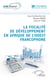 La fiscalité de développement en Afrique de l'Ouest francophone