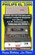 Compact Cassette Recorder Philips EL 3300 - Thank you for this brilliant Compact Cassette Recorder - Lou Ottens - Johannes Jozeph Martinus Schoenmakers - Peter van der Sluis - Happy Birthday, Lou Ottens!