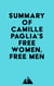 Summary of Camille Paglia's Free Women, Free Men
