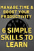 How To Manage Time & Boost Productivity - E-book