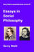 Essays in Social Philosophy - Gerry Stahl's eLibrary, #7
