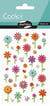 Sticker Cooky 3D autocollant Maildor - Fleurs - 37 unités