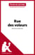 Rue des voleurs de Mathias Énard (Fiche de lecture) - Analyse complète et résumé détaillé de l'oeuvre