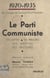 1920-1935. Du Congrès de Tours au Front populaire : le Parti communiste, ses luttes, ses principes, ses mérites, ses progrès - Discours prononcé par Maurice Thorez, salle Wagram, le 26 décembre 1935