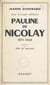 Pauline de Nicolay, 1811-1868, une croisée solitaire