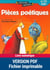 Pièces poétiques - 6 - 10 ans
