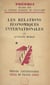 Les relations économiques internationales - Essai de synthèse théorique