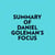 Summary of Daniel Goleman's Focus