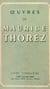 Œuvres de Maurice Thorez. Livre cinquième (19). Octobre 1939-juillet 1944, la Deuxième Guerre mondiale