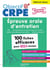Objectif CRPE 2025 - Épreuve orale d'entretien - 100 fiches efficaces pour bien réviser