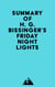 Summary of H. G. Bissinger's Friday Night Lights