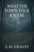 What The Town Folk Knew