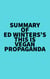 Summary of Ed Winters's This Is Vegan Propaganda