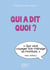 Petit Livre - Qui a dit quoi ?