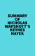Summary of Nicholas Wapshott's Keynes Hayek