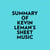 Summary of Kevin Leman's Sheet Music