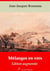 Mélanges en vers – suivi d'annexes - Nouvelle édition 2019