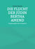 Die Flucht der Jüdin Bertha Amend - Zeugnis gegen das Vergessen