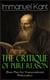 The Critique of Pure Reason (Base Plan for Transcendental Philosophy) - One of the most influential works in the history of philosophy - From the Author of Critique of Practical Reason, Critique of Judgment & Metaphysics of Morals