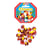 20 billes + 1 calot clown