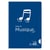 Cahier de musique - Format A4 21 x 29.7 cm - Cultura - 48 pages - Bleu 