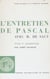 L'entretien de Pascal avec M. de Sacy - Étude et commentaire