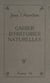 Cahier d'histoires naturelles