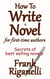 How To Write A Novel: For first-time authors