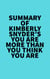 Summary of Kimberly Snyder's You Are More Than You Think You Are