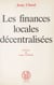 Les finances locales décentralisées