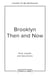 Brooklyn Then and Now