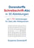 Dorendorffs Schreibschrift-Abc in 30 Abbildungen - mit 1.770 Verbindungen  zum Handschrifterwerb für (fast) alle Weltsprachen