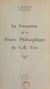 La formation de la pensée philosophique de G.-B. Vico
