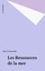 Les Ressources de la mer