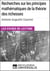 Recherches sur les principes mathématiques de la théorie des richesses d'Antoine Augustin Cournot - Les Fiches de lecture d'Universalis